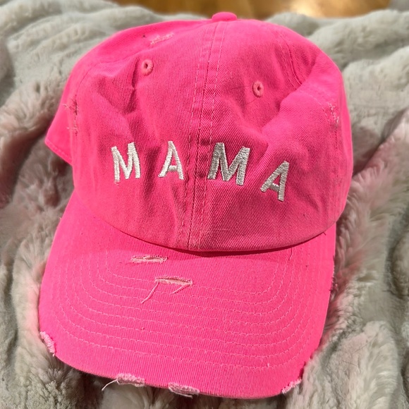 kbethos vintage distressed baseball cap “mama” nwot - Picture 1 of 5